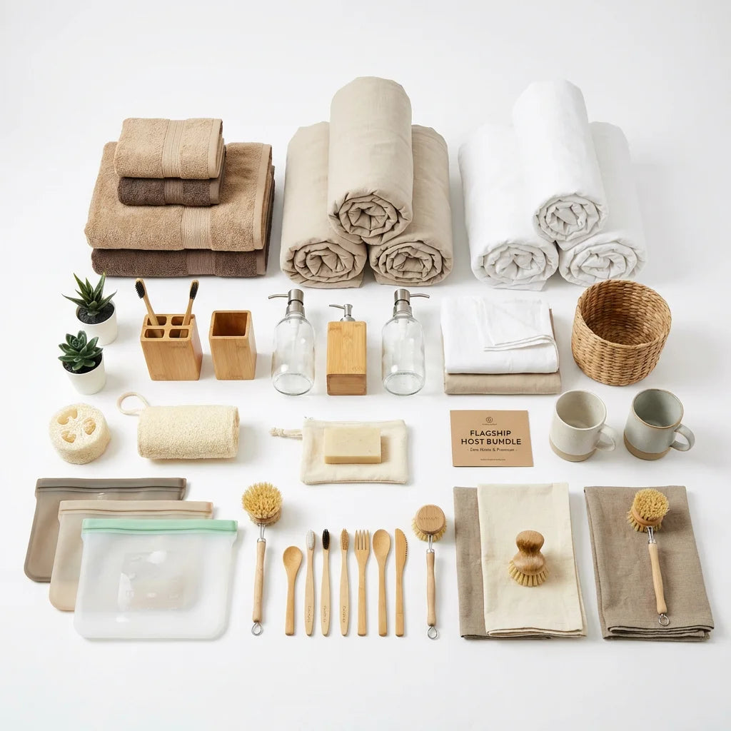 Meltain Flagship Host Bundle — 4-Room Zero-Waste Property Setup | B2B Commercial