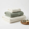 Bamboo Fiber Bath Towel Set — 4-Piece | Commercial Grade, Quick-Dry | OEKO-TEX 100 | Homestay