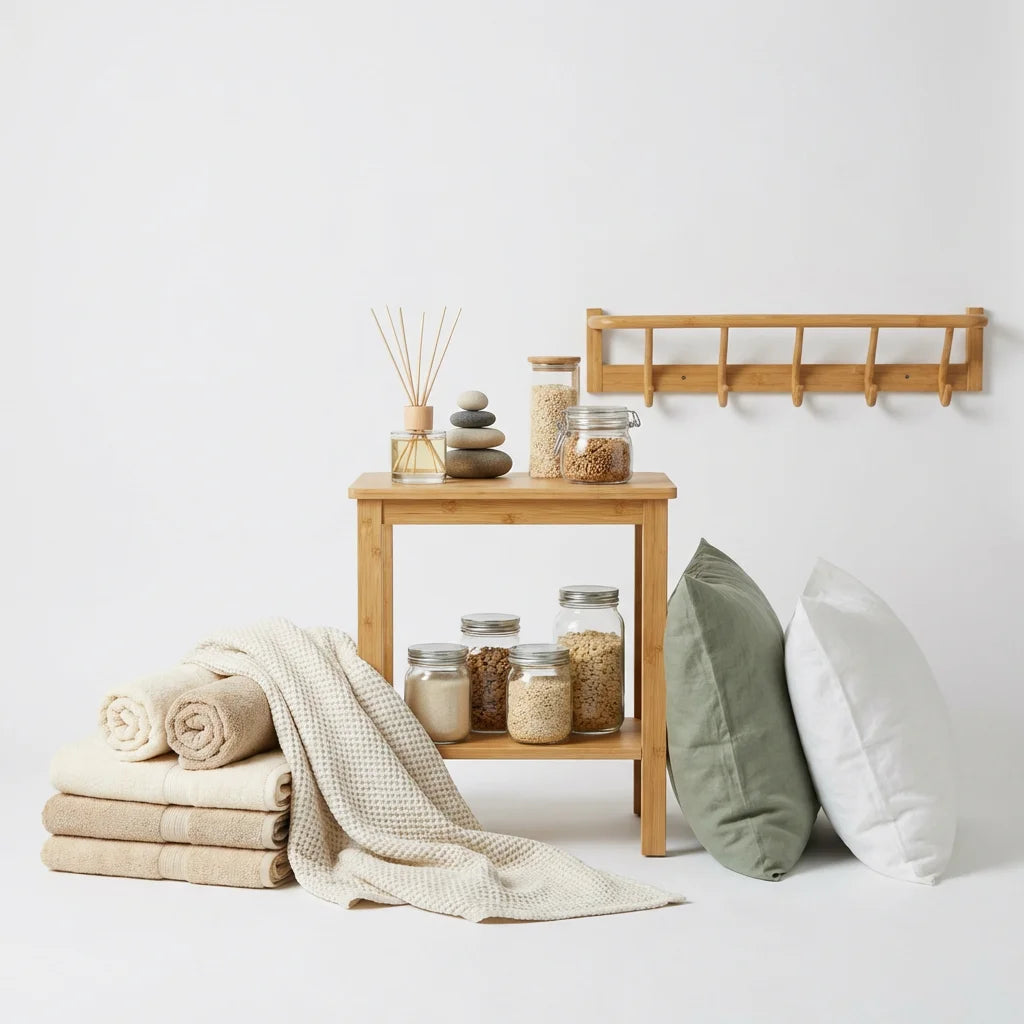 Nordic Style Zero-Waste Homestay Bundle — Complete Room | Aesthetic + Eco | Premium Host Kit