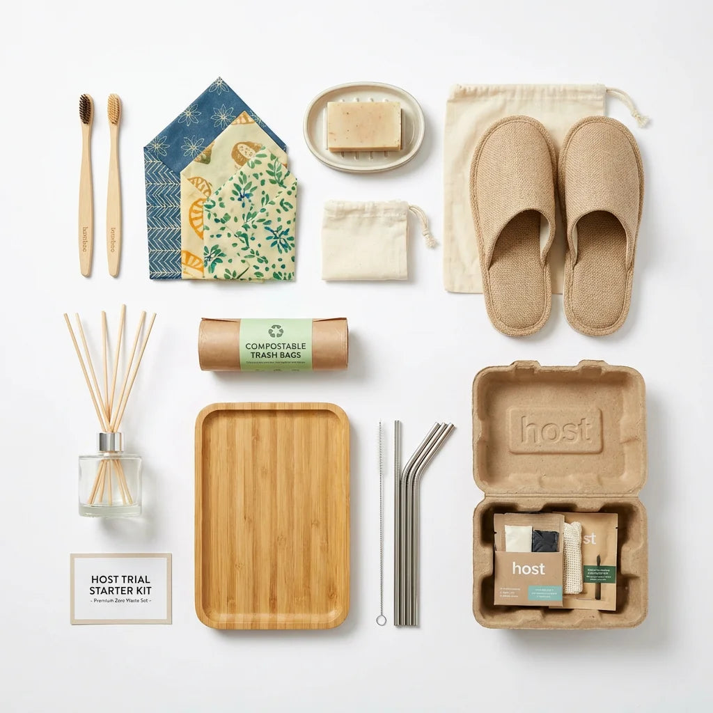 Meltain Host Trial Starter Kit — 10 Essential Zero-Waste Items | Try Before You Scale | B2B Sample